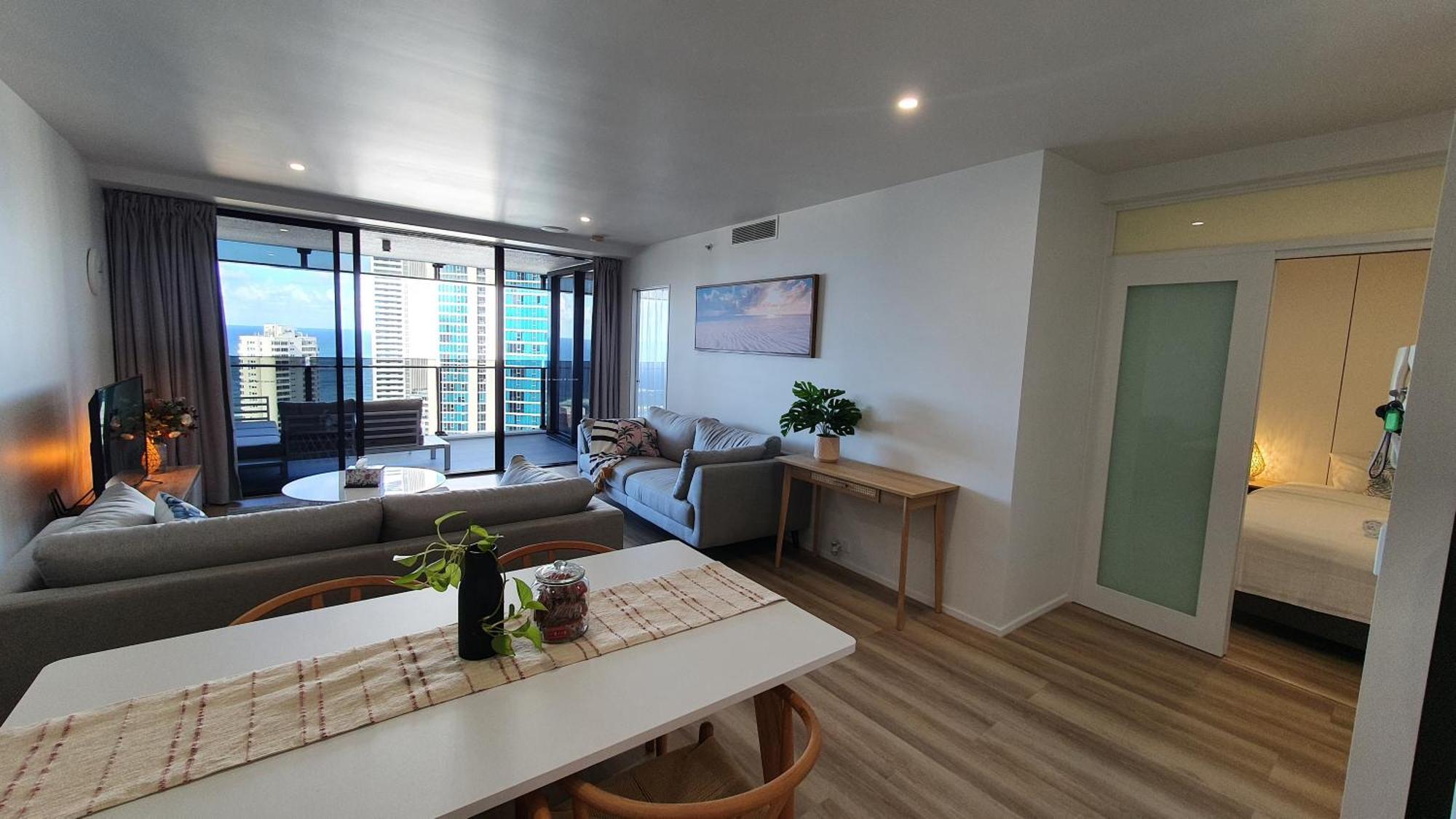 Oceanview Oasis 2Br Apt - 5Mins To Beach - Family Resort Gold Coast Luaran gambar